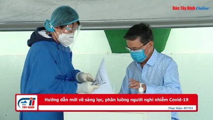 Hướng dẫn mới về sàng lọc, phân luồng người nghi nhiễm Covid-19