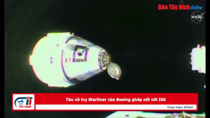 Tàu vũ trụ Starliner của Boeing ghép nối với ISS