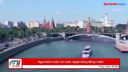 Nga thanh toán nợ nước ngoài bằng đồng ruble