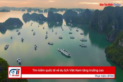 Tìm kiếm quốc tế về du lịch Việt Nam tăng trưởng cao