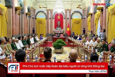 Phó Chủ tịch nước tiếp Đoàn đại biểu người có công tỉnh Đồng Nai