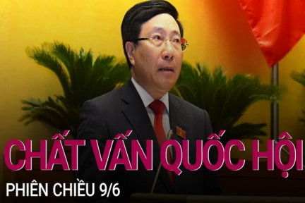 Phiên chất vấn, trả lời chất vấn của đại biểu Quốc hội Kỳ họp thứ 3 Quốc Hội khóa XV chiều 9.6