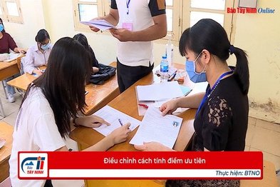 Điều chỉnh cách tính điểm ưu tiên