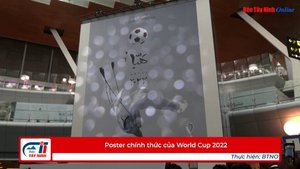 Poster chính thức của World Cup 2022