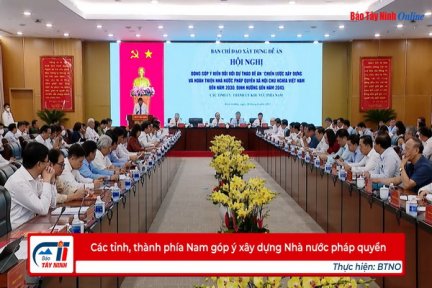 Các tỉnh, thành phía Nam góp ý xây dựng Nhà nước pháp quyền