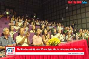 Tây Ninh họp mặt kỷ niệm 97 năm Ngày báo chí cách mạng Việt Nam 21.6