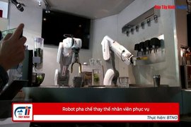 Robot pha chế thay thế nhân viên phục vụ