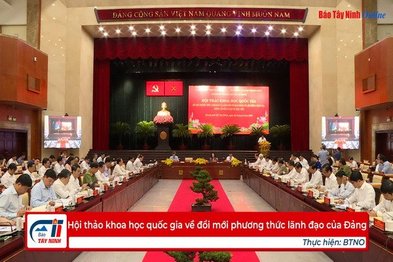 Hội thảo khoa học quốc gia về đổi mới phương thức lãnh đạo của Đảng