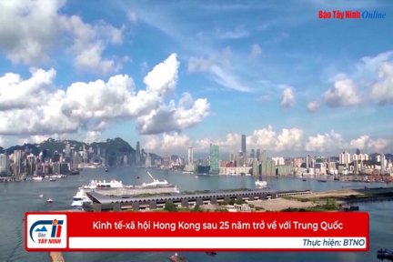 Kinh tế-xã hội Hong Kong sau 25 năm trở về với Trung Quốc