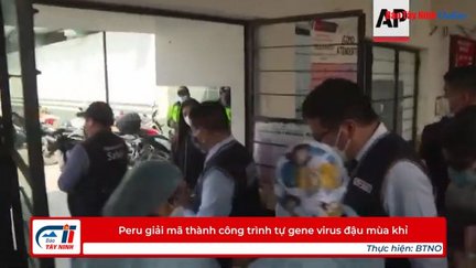 Peru giải mã thành công trình tự gene virus đậu mùa khỉ