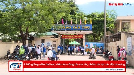 6.780 giảng viên đại học kiểm tra công tác coi thi, chấm thi tại các địa phương