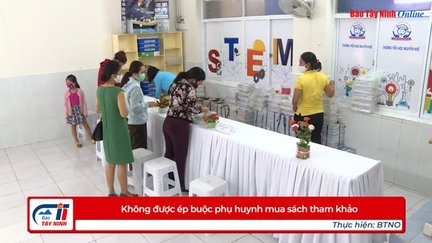 Không được ép buộc phụ huynh mua sách tham khảo