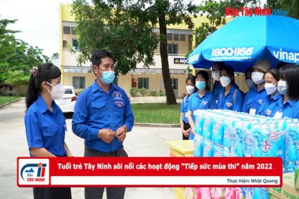 Tuổi trẻ Tây Ninh sôi nổi các hoạt động “Tiếp sức mùa thi” năm 2022