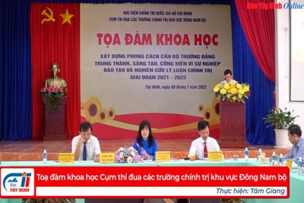 Toạ đàm khoa học Cụm thi đua các trường chính trị khu vực Đông Nam bộ