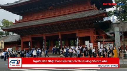 Người dân Nhật Bản tiễn biệt cố Thủ tướng Shinzo Abe