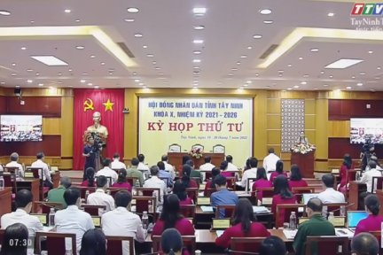 Trực tiếp phiên khai mạc kỳ họp thứ tư HĐND tỉnh Tây Ninh khóa X, nhiệm kỳ 2021-2026