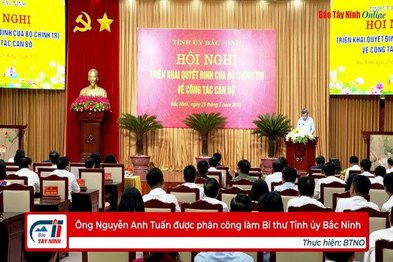 Ông Nguyễn Anh Tuấn được phân công làm Bí thư Tỉnh ủy Bắc Ninh