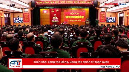 Triển khai công tác Đảng, Công tác chính trị toàn quân.