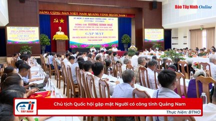 Chủ tịch Quốc hội làm việc với Ban Thường vụ Tỉnh uỷ Quảng Nam