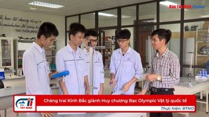 Chàng trai Kinh Bắc giành Huy chương Bạc Olympic Vật lý quốc tế