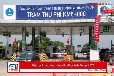 Tiếp tục khắc phục tồn tại khi thực hiện thu phí ETC