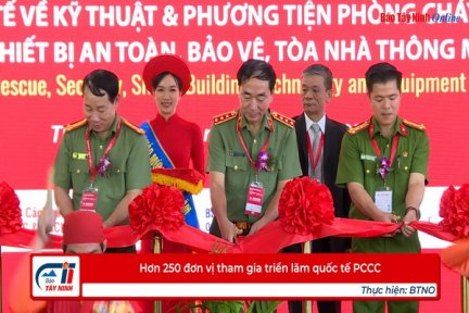 Hơn 250 đơn vị tham gia triển lãm quốc tế PCCC