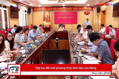 Tiếp tục đổi mới phương thức lãnh đạo của Đảng