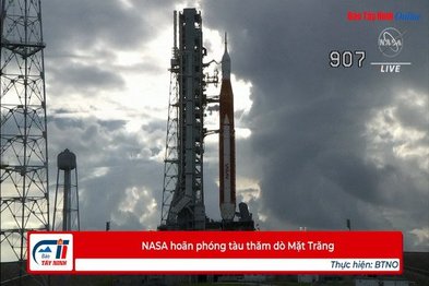 NASA hoãn phóng tàu thăm dò Mặt Trăng