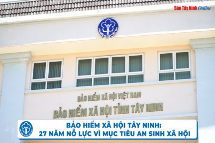 Bảo hiểm xã hội Tây Ninh: 27 năm nỗ lực vì mục tiêu an sinh xã hội