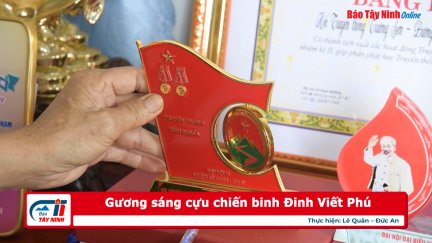 Gương sáng cựu chiến binh Đinh Viết Phú