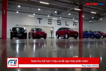 Tesla thu hồi hơn 1 triệu xe để cập nhật phần mềm