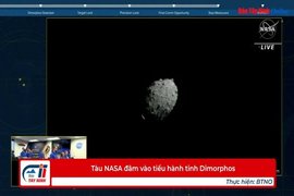 Tàu NASA đâm vào tiểu hành tinh Dimorphos