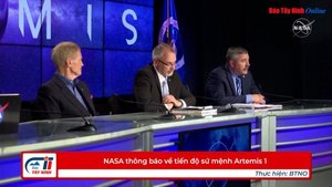 NASA thông báo về tiến độ sứ mệnh Artemis 1