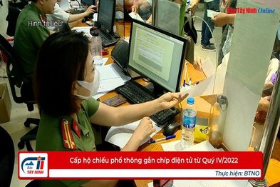 Cấp hộ chiếu phổ thông gắn chíp điện tử từ Quý IV/2022