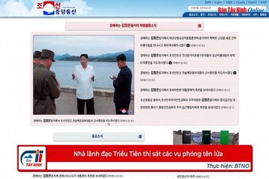 Nhà lãnh đạo Triều Tiên thị sát các vụ phóng tên lửa