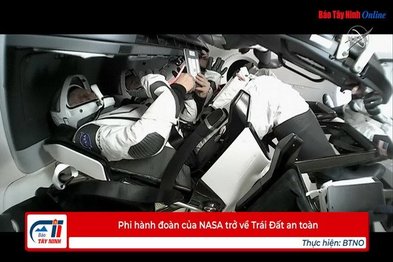 Phi hành đoàn của NASA trở về Trái Đất an toàn