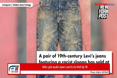 Đấu giá quần jean Levi's từ thế kỷ 19