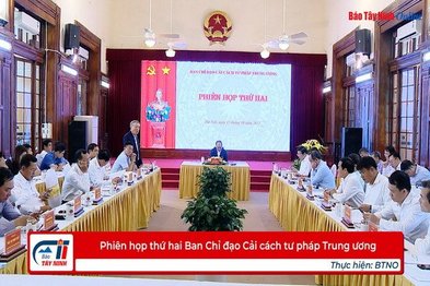 Phiên họp thứ hai Ban Chỉ đạo Cải cách tư pháp Trung ương