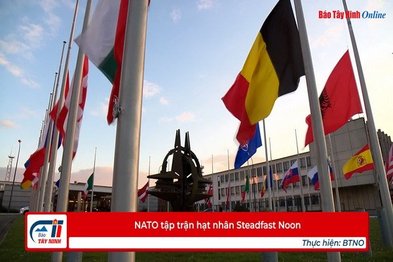 NATO tập trận hạt nhân Steadfast Noon