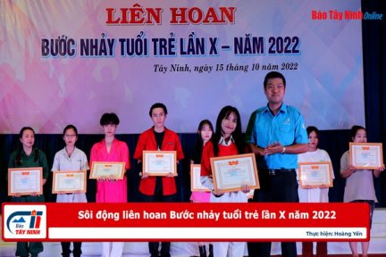 Sôi động liên hoan Bước nhảy tuổi trẻ lần X năm 2022