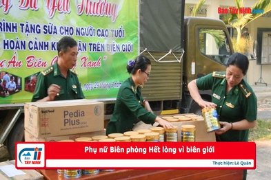 Phụ nữ Biên phòng hết lòng vì biên giới