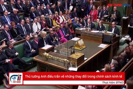 Thủ tướng Anh điều trần về những thay đổi trong chính sách kinh tế