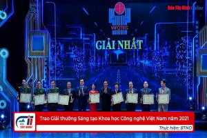 Trao Giải thưởng Sáng tạo Khoa học Công nghệ Việt Nam năm 2021