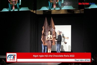 Ngọt ngào hội chợ Chocolate Paris 2022