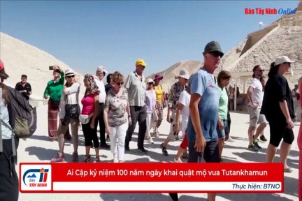 Ai Cập kỷ niệm 100 năm ngày khai quật mộ vua Tutankhamun