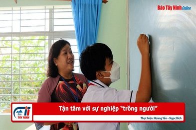 Tận tâm với sự nghiệp “trồng người”