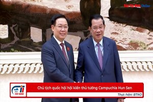 Chủ tịch quốc hội hội kiến thủ tướng Campuchia Hun Sen