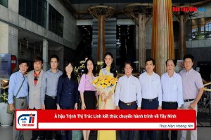 Á hậu Trịnh Thị Trúc Linh kết thúc chuyến hành trình về Tây Ninh