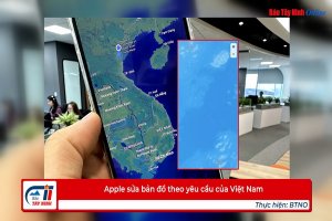Apple sửa bản đồ theo yêu cầu của Việt Nam