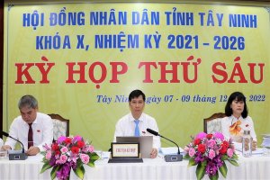 Trực tiếp Phiên làm việc Kỳ họp thứ 6, HĐND tỉnh Tây Ninh khóa X, nhiệm kỳ 2021-2026
